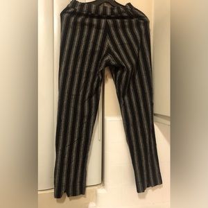Brandy Melville black & white striped pants